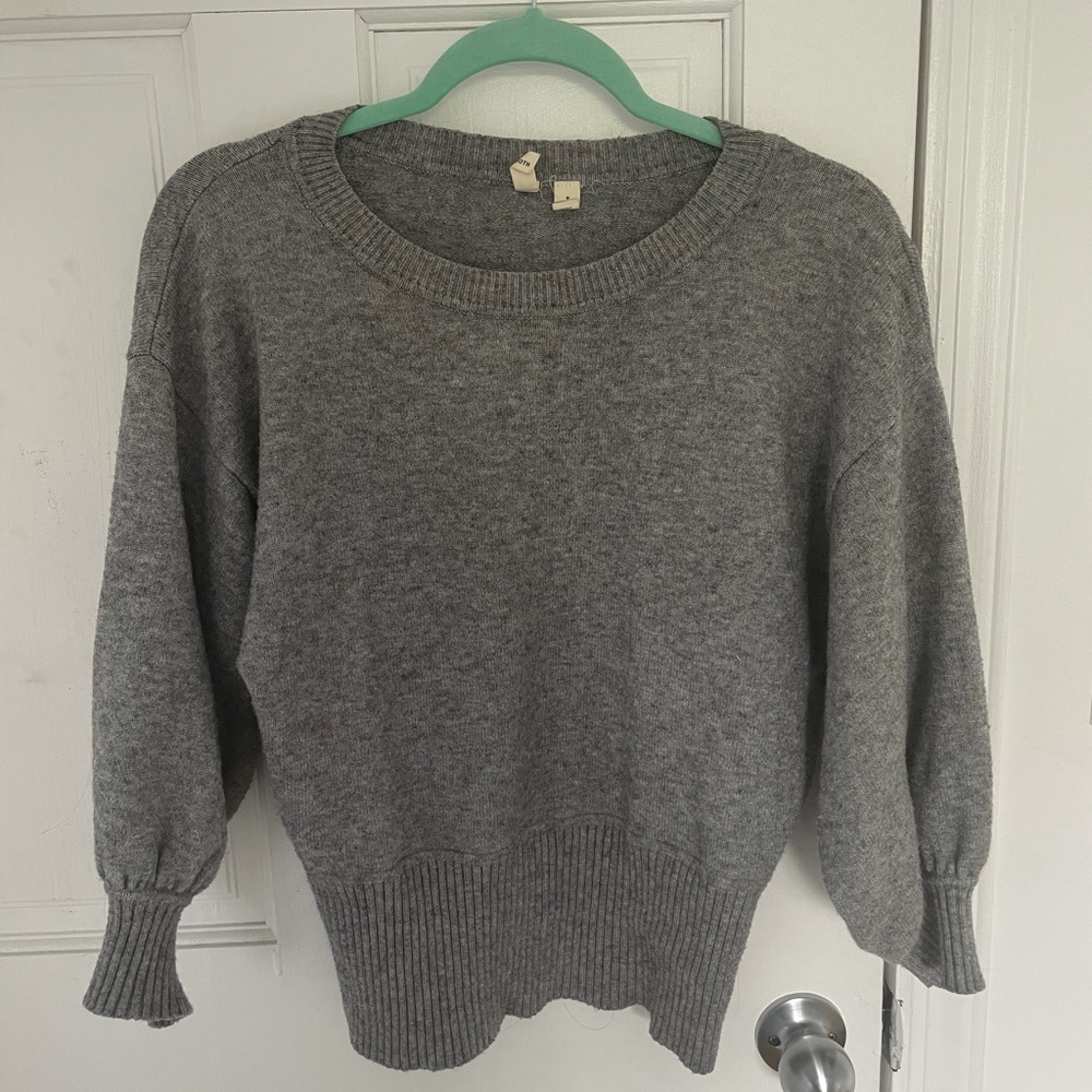 Anthropologie Grey Sweater